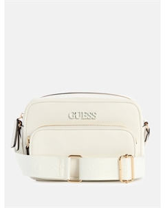 Сумка-кроссбоди Zinnia с застежкой-молнией сверху, цвет milk Guess factory