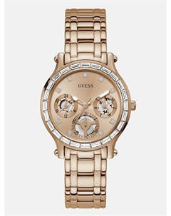 Аналоговые часы цвета розового золота Guess factory