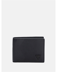 Кошелек Lizard Matt Bifold, черный Guess factory