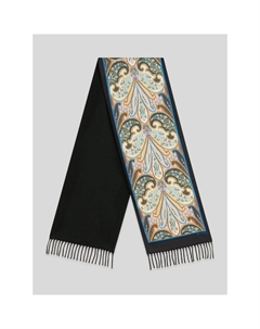 ШАРФ ИЗ ТКАНЕЙ И САРЖИ, черный Etro