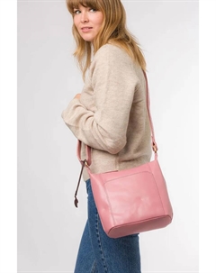 Розовая кожаная сумка через плечо 'Yasmin', розовый Conkca london