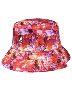 Мужская двусторонняя панама цвета папайи, цвет papaya milk Kangol