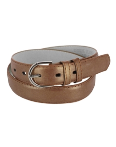 Женский кожаный ремень для платья 1 1/8 дюйма с металлическим эффектом, цвет bronze Ctm