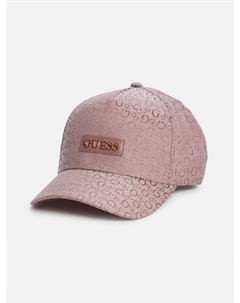 Бейсболка с жаккардовым логотипом, розовый Guess factory