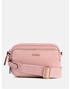 Мини-сумка с тисненым логотипом Muir, красный Guess factory