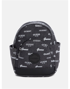 Мини-рюкзак из денима, черный Guess factory
