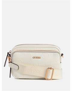 Мини-сумка с тисненым логотипом Muir, белый Guess factory