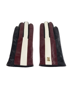 Элегантные женские перчатки из овчины, красный Cavalli class