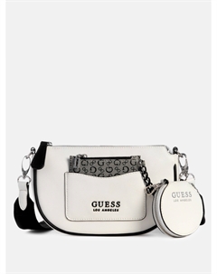 Espoir Zip-Top сумка через плечо, белый/мультиколор Guess factory