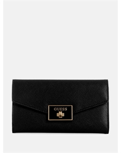 Тонкий кошелек-клатч Aine, черный Guess factory