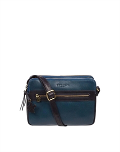 Кожаная сумка через плечо 'Drew', синий Conkca london