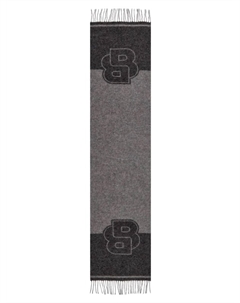 Мужской шарф Rikard в средне-сером цвете, цвет medium grey Hugo boss