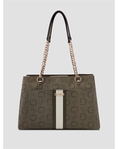 Сумка с логотипом Brecken, оливковый Guess factory