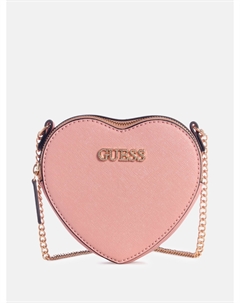 Сумка через плечо Aubrie Heart, розовый Guess factory