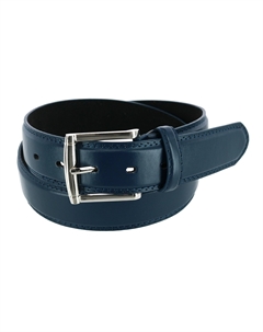 Ремень мужской базовый, темно-синий Ctm