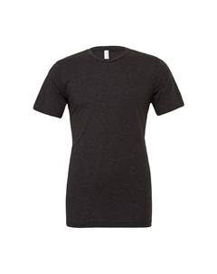 Однотонная футболка Triblend с круглым вырезом и короткими рукавами, черный Bella+canvas