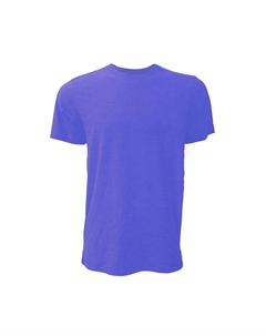 Футболка из парусинового джерси с круглым вырезом Футболка с короткими рукавами, темно-синий Bella+canvas