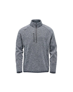 Пуловер на молнии Avalanche длиной в четверть, серый Stormtech