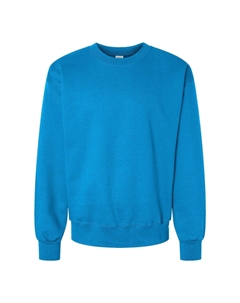 Свитшот Ultimate Cotton с круглым вырезом, цвет teal Hanes