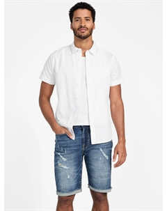 Клетчатая рубашка Zain, цвет pure white Guess factory