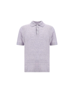 Мужская рубашка-поло, фиолетовый Brunello cucinelli
