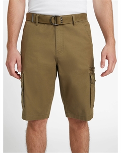 Шорты-карго Taylor с поясом, цвет army olive Guess factory