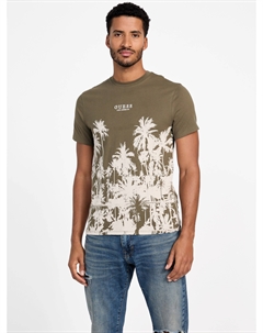 Футболка Eco Bruno Palm, цвет dusty sage Guess factory