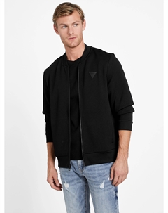 Стеганая летная куртка Astro, черный Guess factory