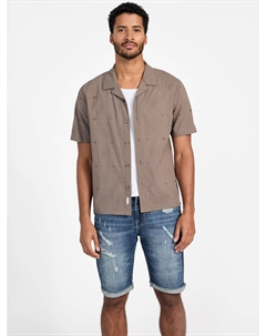 Рубашка Arco Geometric, цвет equestrian brown Guess factory