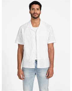 Рубашка Arco Geometric, цвет pure white Guess factory