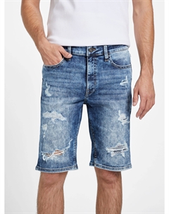 Джинсовые шорты Jonah Rip-and-Repair, цвет medium destroyed Guess factory
