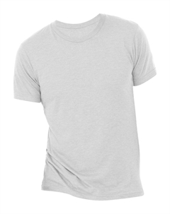 Мужская футболка с круглым вырезом и коротким рукавом из парусины Triblend Bella+canvas