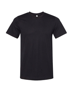 Футболка из замши, цвет solid black blend Bella+canvas