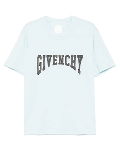 Футболка с нашивкой-логотипом, синий Givenchy