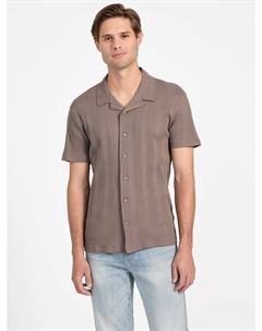 Рубашка с коротким рукавом Diego, цвет equestrian brown Guess factory