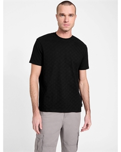 Футболка с текстурой Marcos, черный Guess factory