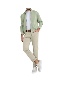 Штаны Cooper Fancy с 5 карманами из уютного льна, цвет cozy linen Brax