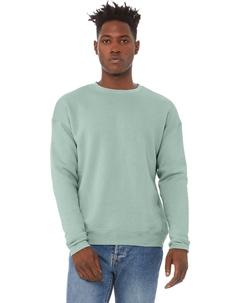 Толстовка унисекс для взрослых из флиса с заниженной линией плеч, цвет dusty blue Bella+canvas