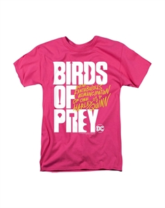Футболка с коротким рукавом и логотипом Birds Of Prey для взрослых, розовый Gildan