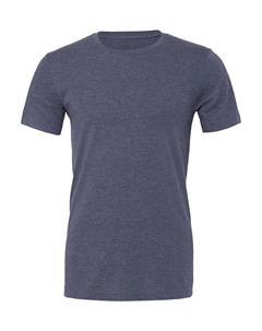 Футболка унисекс для взрослых, цвет navy heather Bella+canvas