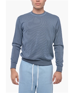 Полосатый пуловер Crewnwck, синий Aspesi