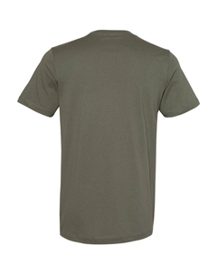 Футболка из джерси, произведенная в США, хаки Bella+canvas