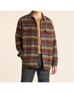 Рубашка Doublesoft Striped Driftwood в цвете Rust Yakima Stripe Pendleton