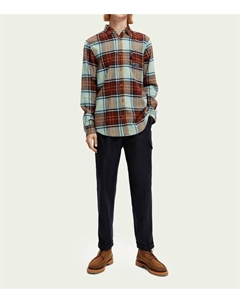 Рубашка из фланели с начесом в клетку, многоцветная, цвет multi Scotch&soda