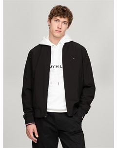 Легкая водонепроницаемая куртка-бомбер от для мужчин, черный Tommy hilfiger