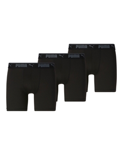 Мужские тренировочные трусы-боксеры [3 шт. в упаковке], черный/серый Puma