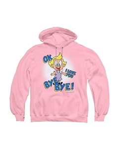 Толстовка с капюшоном Animaniacs Mindy для взрослых, розовый Gildan