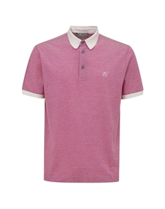 Мужская рубашка-поло Cotton, розовый Canali