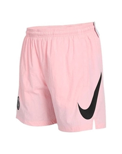 Шорты paris saint-germain contrasting colors logo printing sports shorts pink, розовый Nike