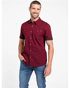 Рубашка Mavin с двумя карманами, цвет ravishing red Guess factory